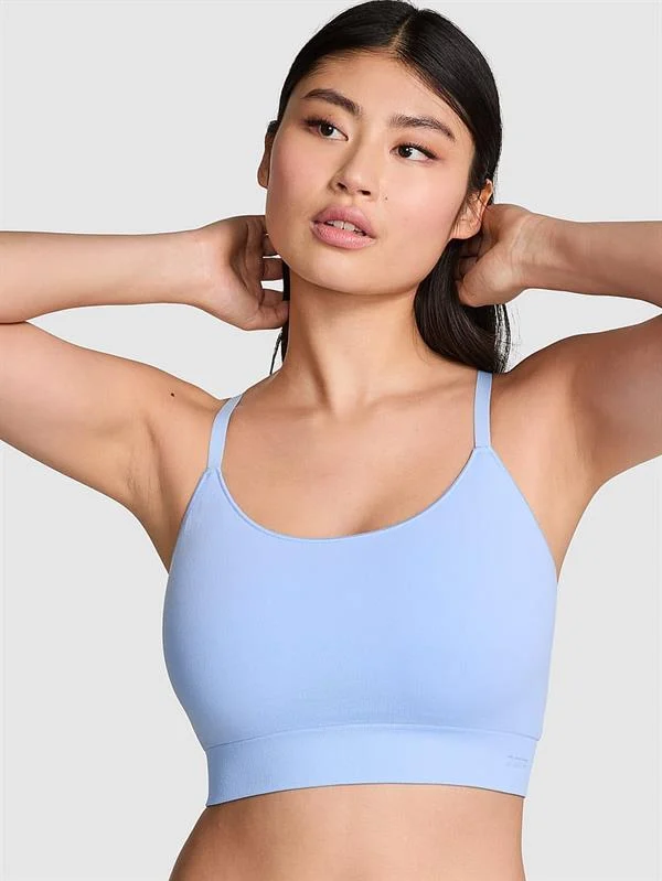 Pink Seamless Scoop Sporcu Sütyeni