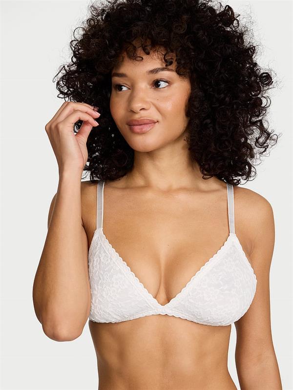 Dantelli Desteksiz Ucgen Bralet