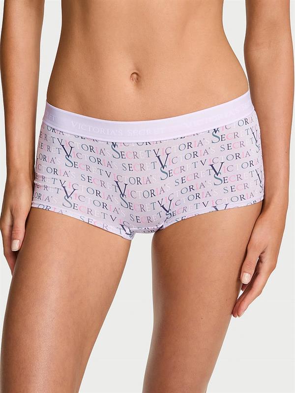 Logolu Pamuklu Boyshort Kulot ön görünüm