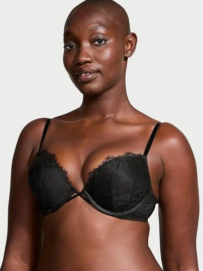 Bombshell Gul Dantelli 2 Beden Buyuk Gosteren Push Up Sütyen