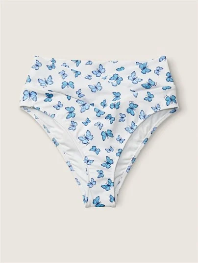 Pink Capraz V Model Yüksek Bel Bikini Alti