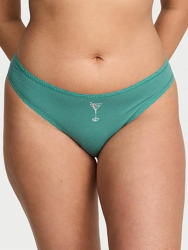 Dantelli Pamuklu Bikini Kulot