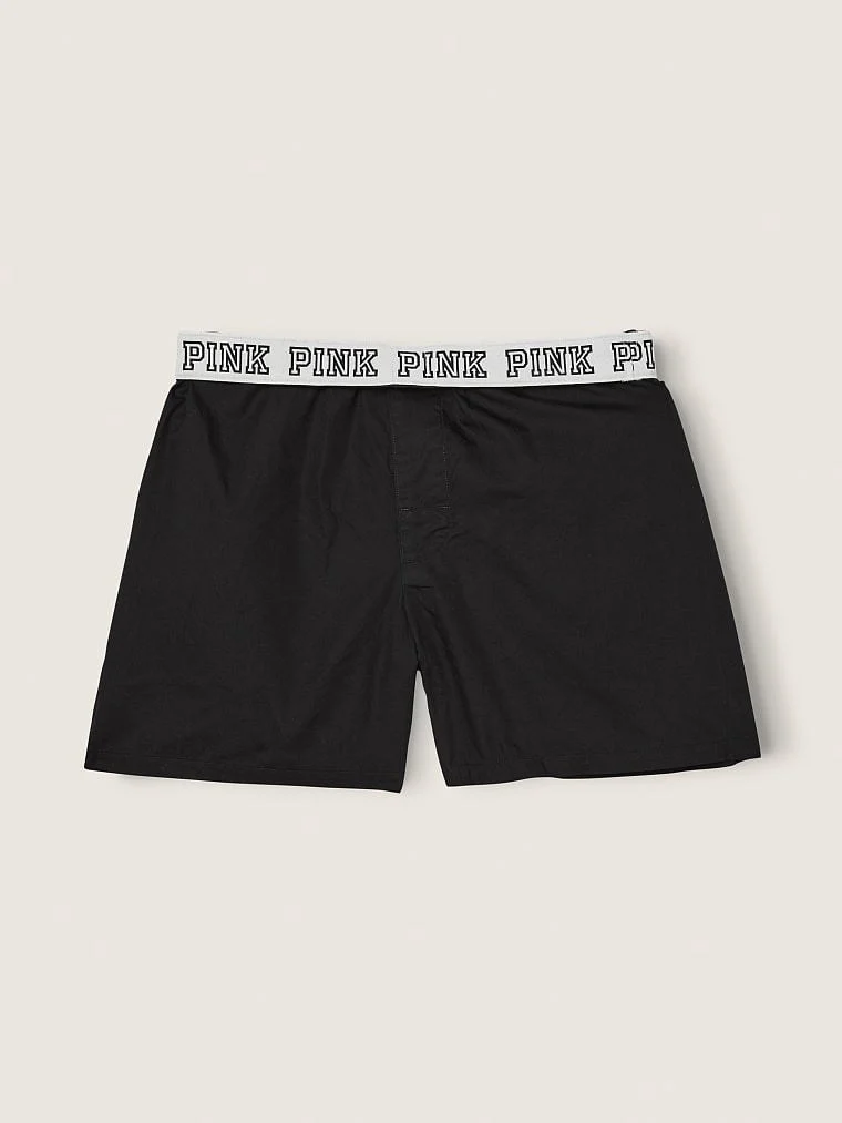 Pink Pamuklu Boxer Sort arka görünüm
