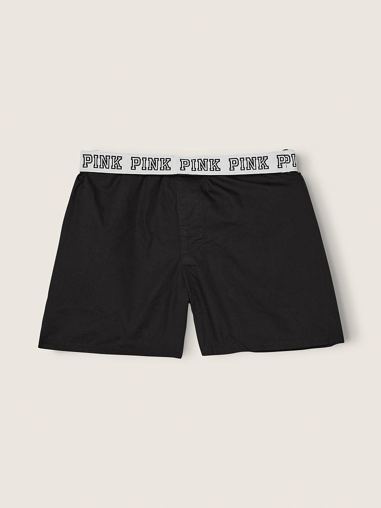 Pink Pamuklu Boxer Sort arka görünümü