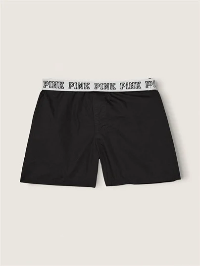Pink Pamuklu Boxer Sort ön görünüm