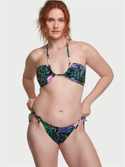 Buzgulu Baglama Detayli Bikini Ustu