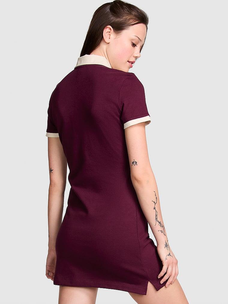 Pink Polo Elbisesi arka görünümü