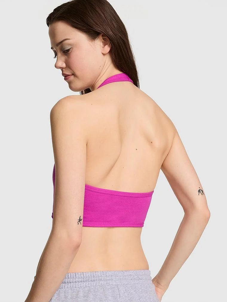 Pink All Day Pamuklu Askili Sporcu Sütyeni arka görünümü