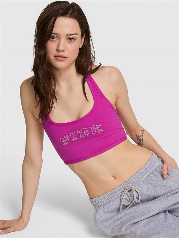 Pink All Day Pamuklu Askili Sporcu Sütyeni