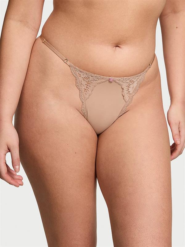 Dantelli Ayarlanabilir V String Kulot