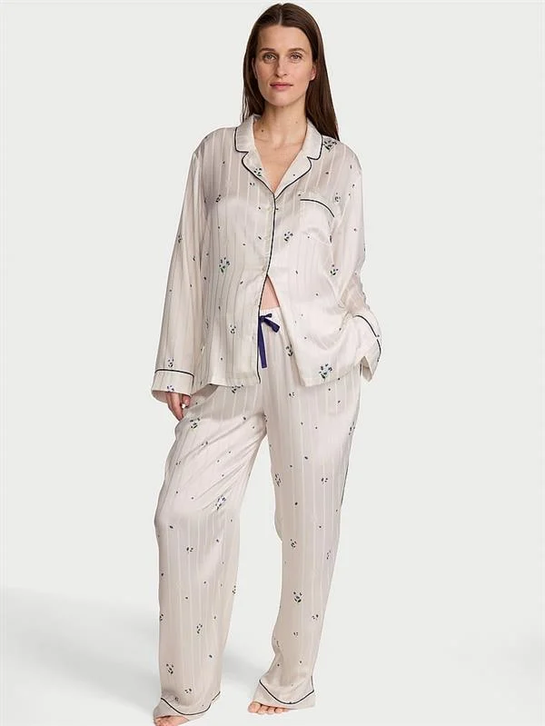 Signature Saten Pijama Takimi ön görünüm