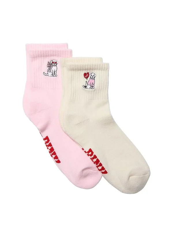 Pink 2li Paket Kısa Corap