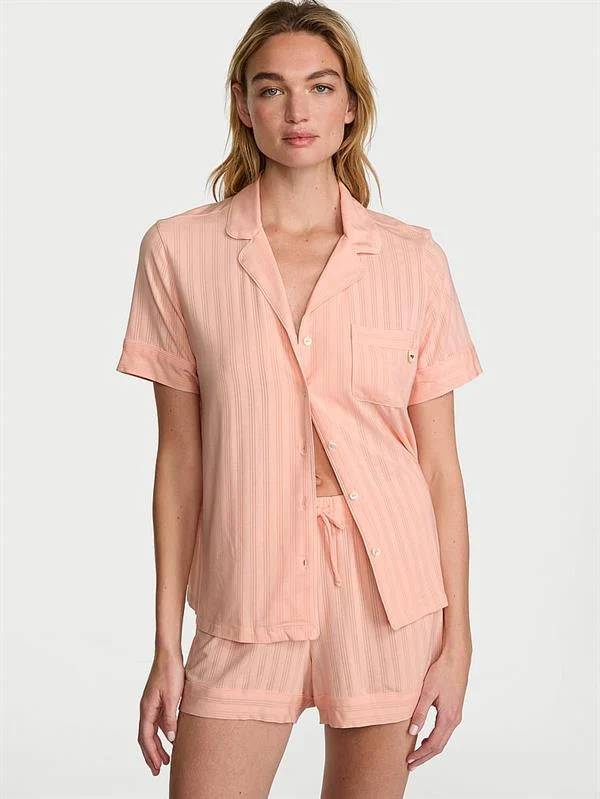 Modal Ultra Ince Sortlu Pijama Takimi