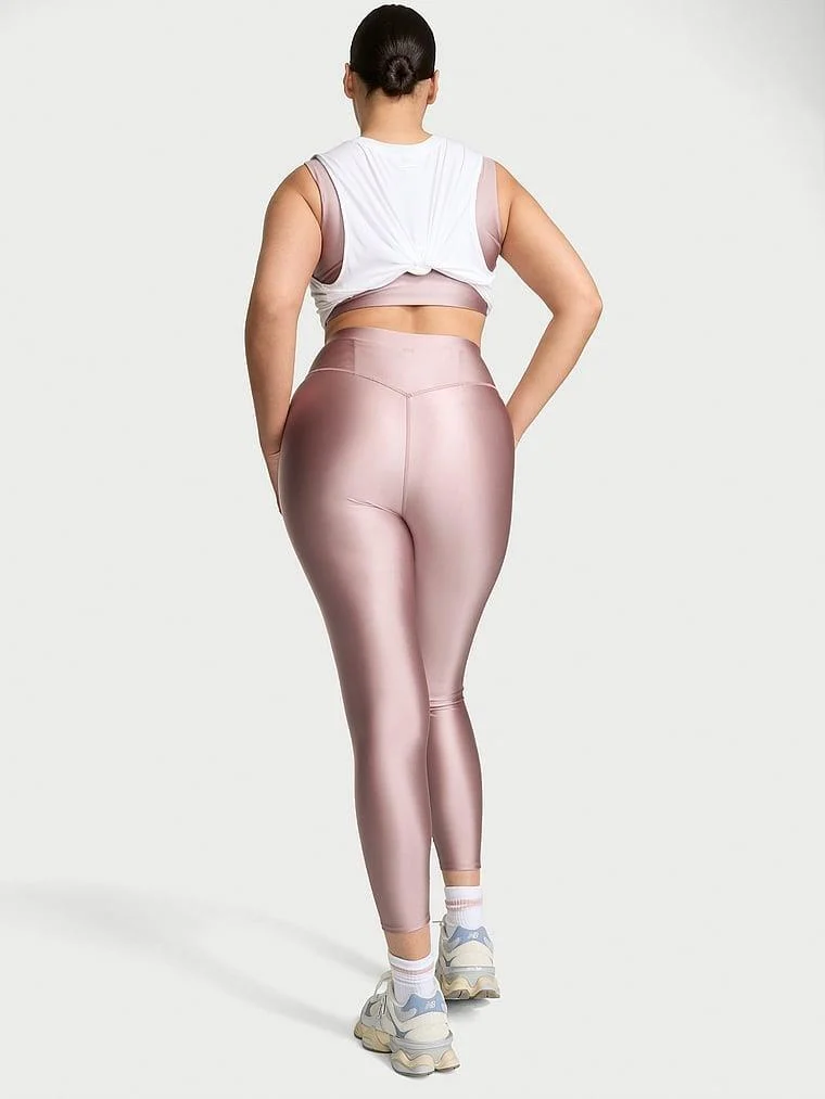 Vsx Glossytech Işıltılı Spor Tayt arka görünüm