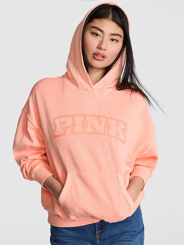 Pink Ivy Kampus Kapusonlu Sweatshirt