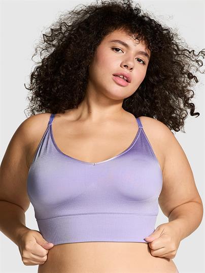 Pink Seamless Longline Sporcu Sütyeni