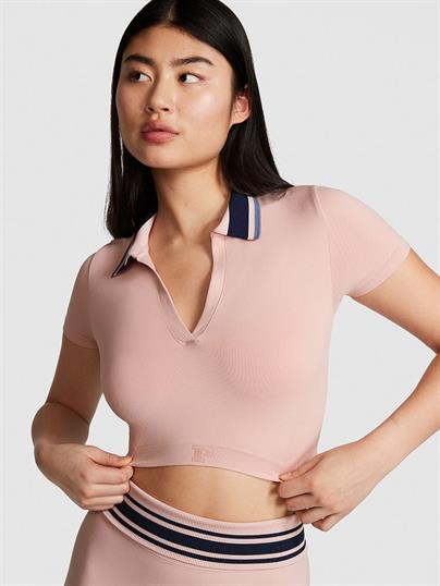 Pink Polo Kısa Kollu Tisort