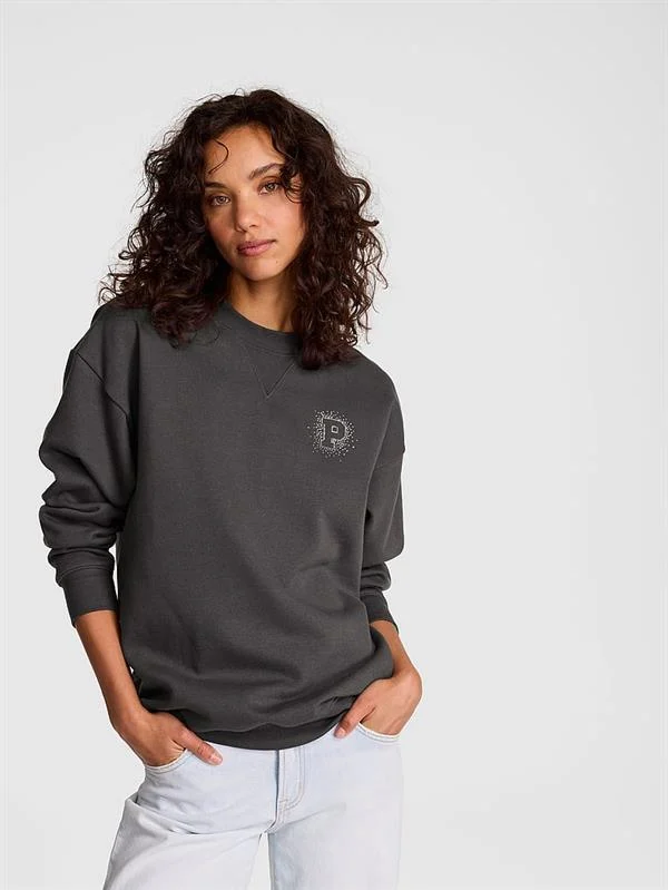 Pink Ivy Oversize Bisiklet Yaka Sweatshirt ön görünüm