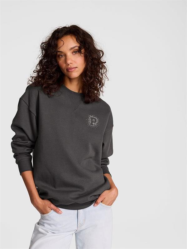 Pink Ivy Oversize Bisiklet Yaka Sweatshirt