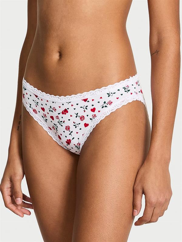 Dantelli Pamuklu Bikini Kulot