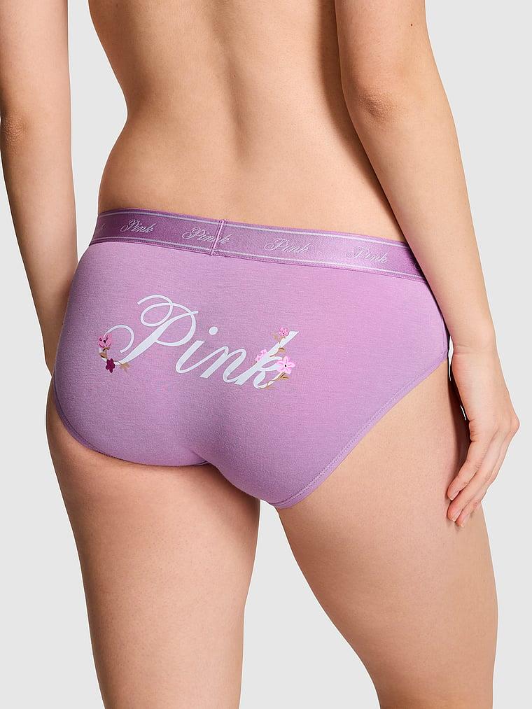 Pink Logolu Pamuklu Hiphugger Kulot arka görünümü