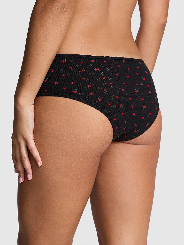 Pink Pamuklu Cheeky Kulot arka görünümü