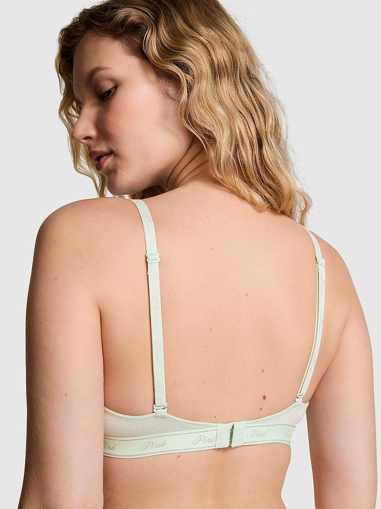 Pink Wear Everywhere Işıltılı Push Up Sütyen arka görünüm