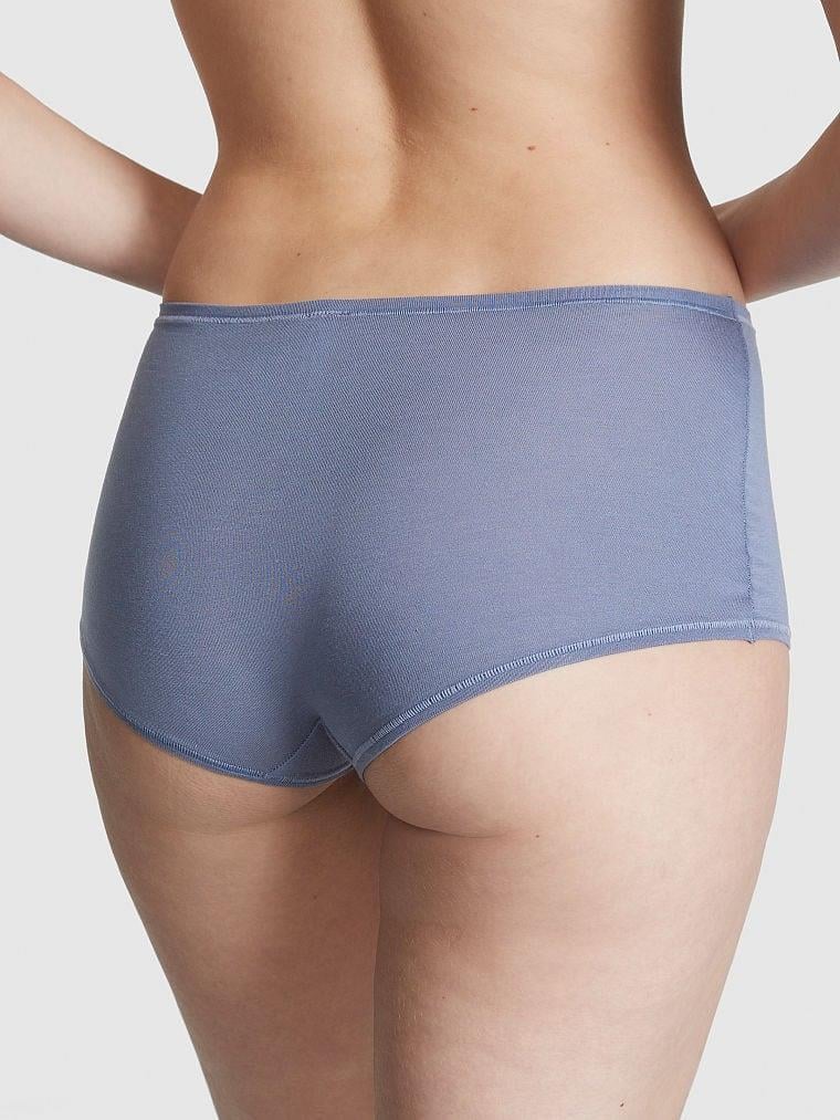 Pink Pamuklu Boyshort Kulot arka görünüm
