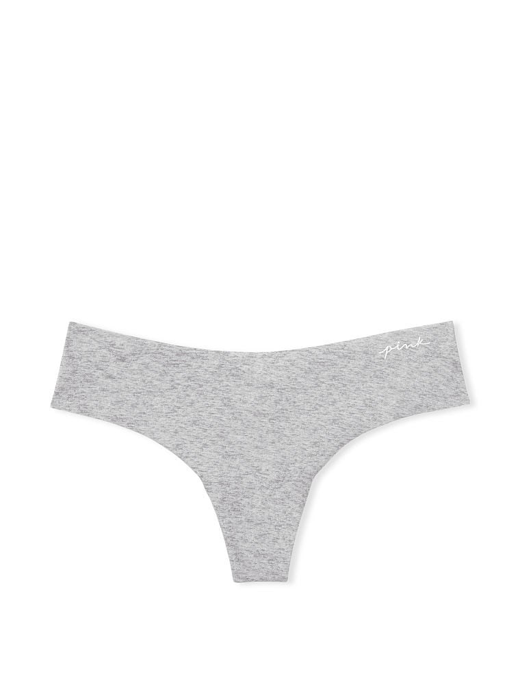 Pink No Show Thong Panty arka görünümü
