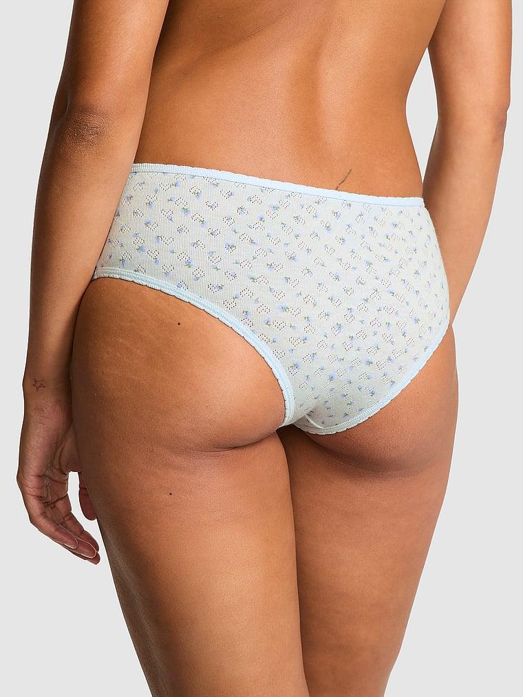 Pink Pamuklu Cheeky Kulot arka görünüm