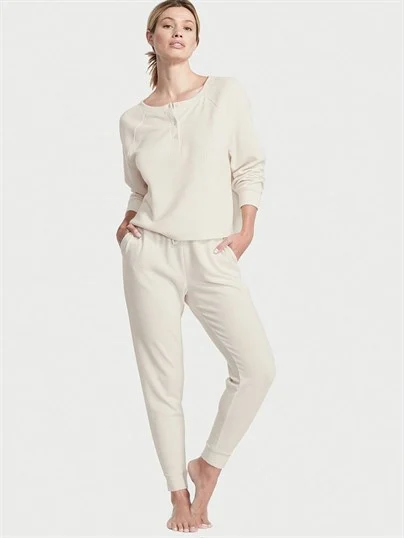 Glow Waffle Dugmeli Tisort Jogger Seti