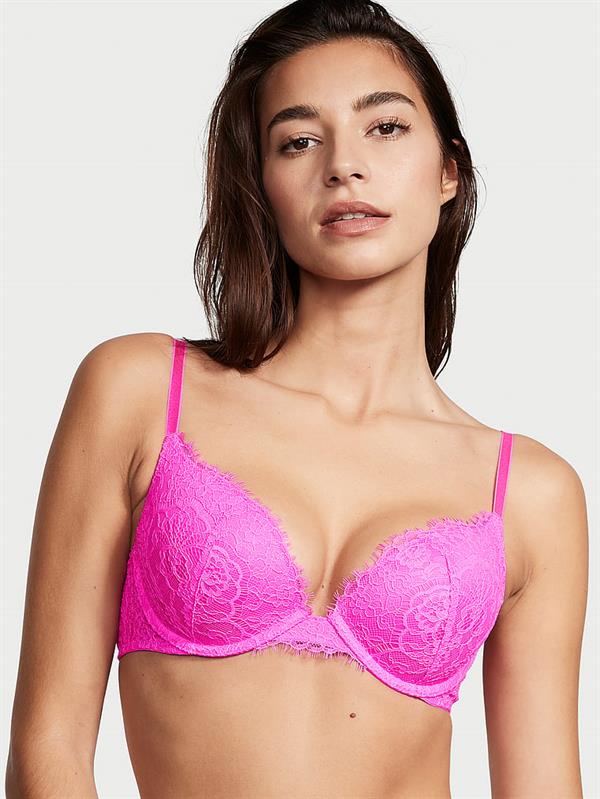 Dantelli Push Up Sütyen ön görünüm