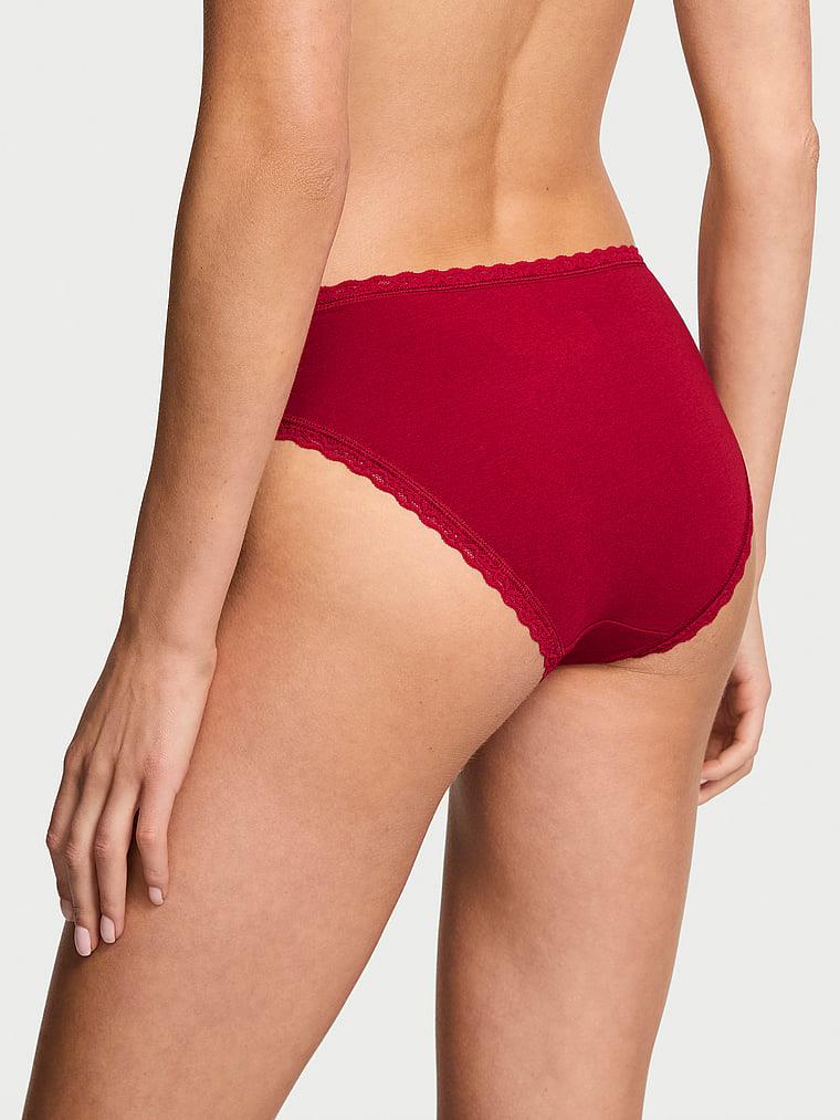 Dantelli Pamuklu Bikini Kulot arka görünümü