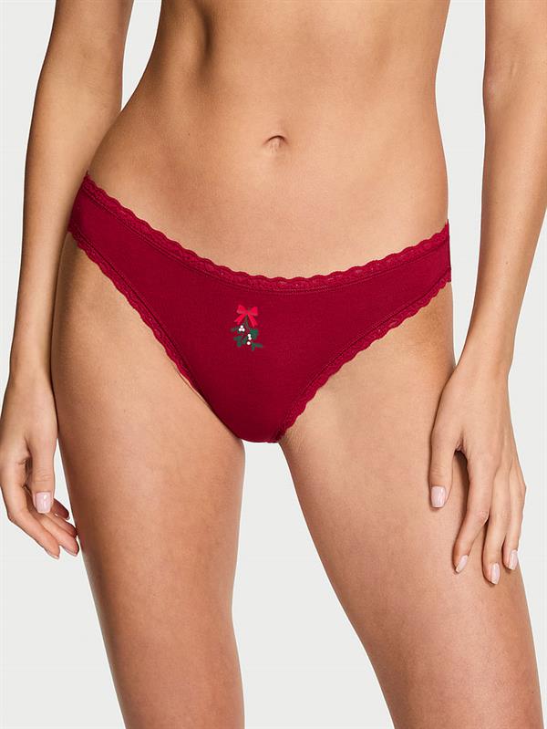 Dantelli Pamuklu Bikini Kulot