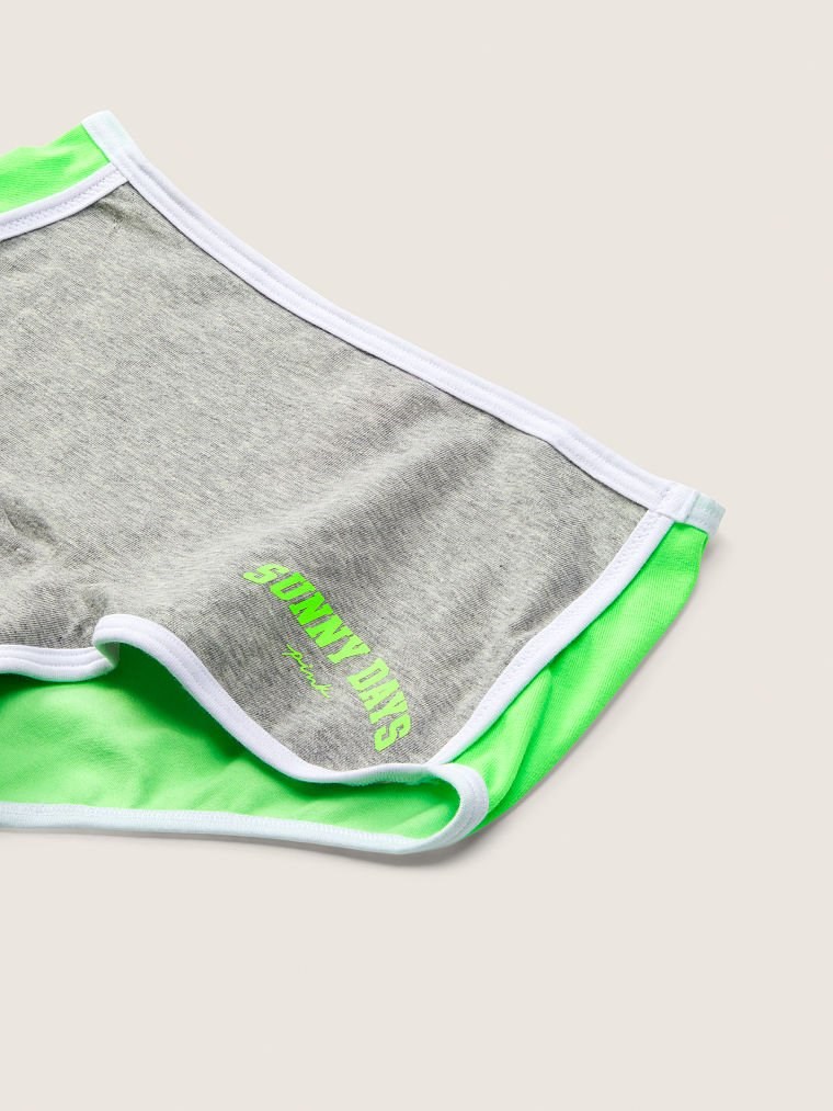 Pink Pamuk Boyshort Kulot arka görünüm