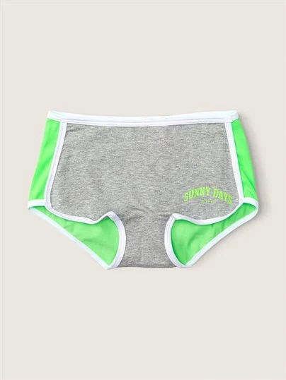 Pink Pamuk Boyshort Kulot ön görünüm