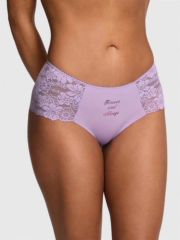 Pink Lazer Kesim Cheeky Kulot ön görünüm