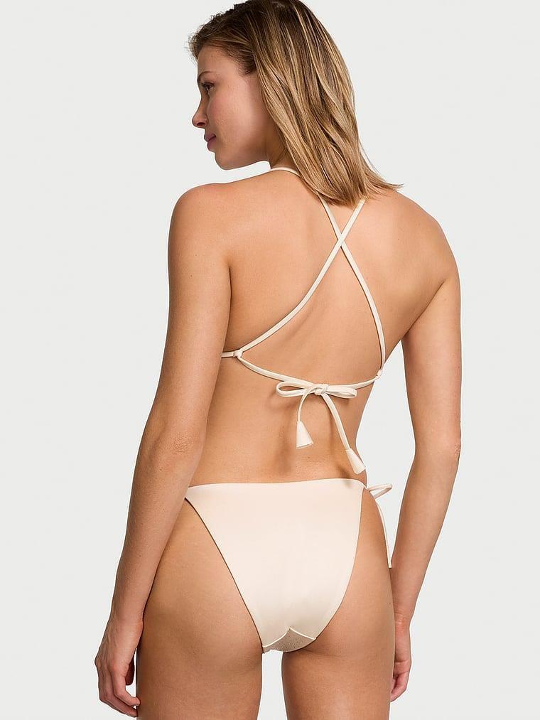 Rosette Işıltılı Askili Cheeky Bikini Alti arka görünümü