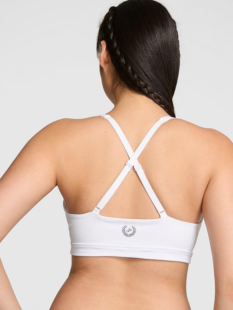 Pink Relay Capraz Bantli Ve Dekolteli Sporcu Sütyeni arka görünüm