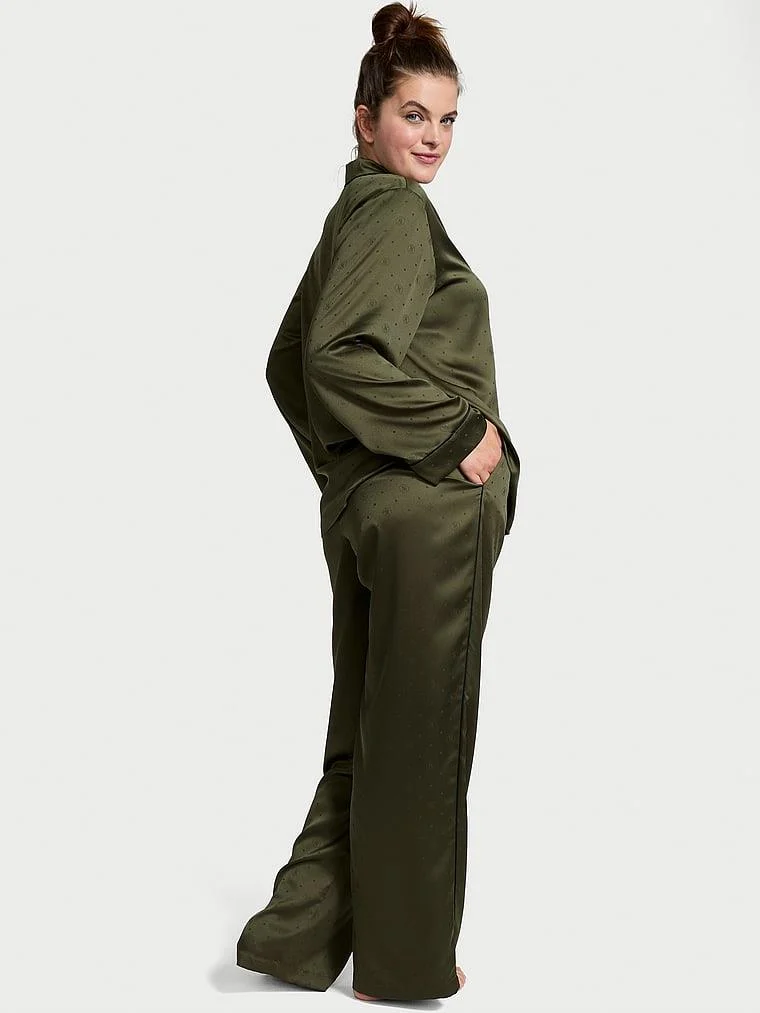 Saten Pijama Takimi arka görünüm