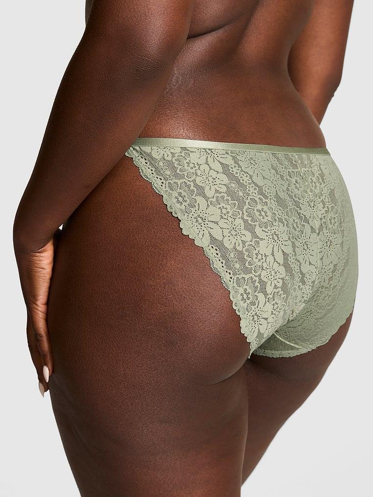 Pink Dantelli Bikini Kulotu arka görünüm