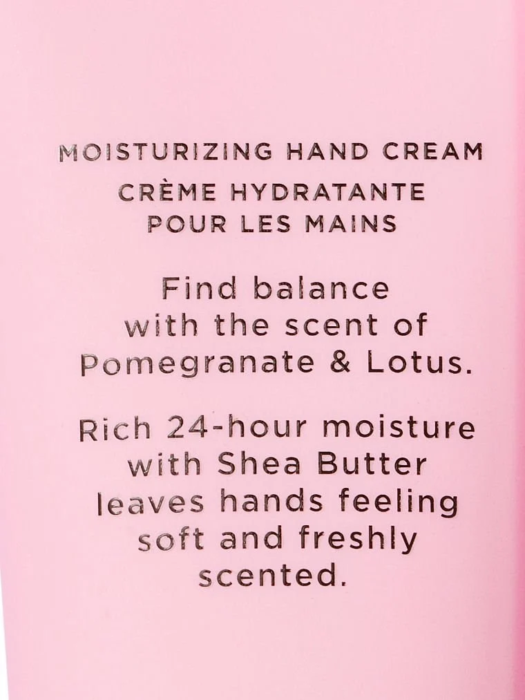 Pomegranate Ve Lotus El Kremi arka görünüm