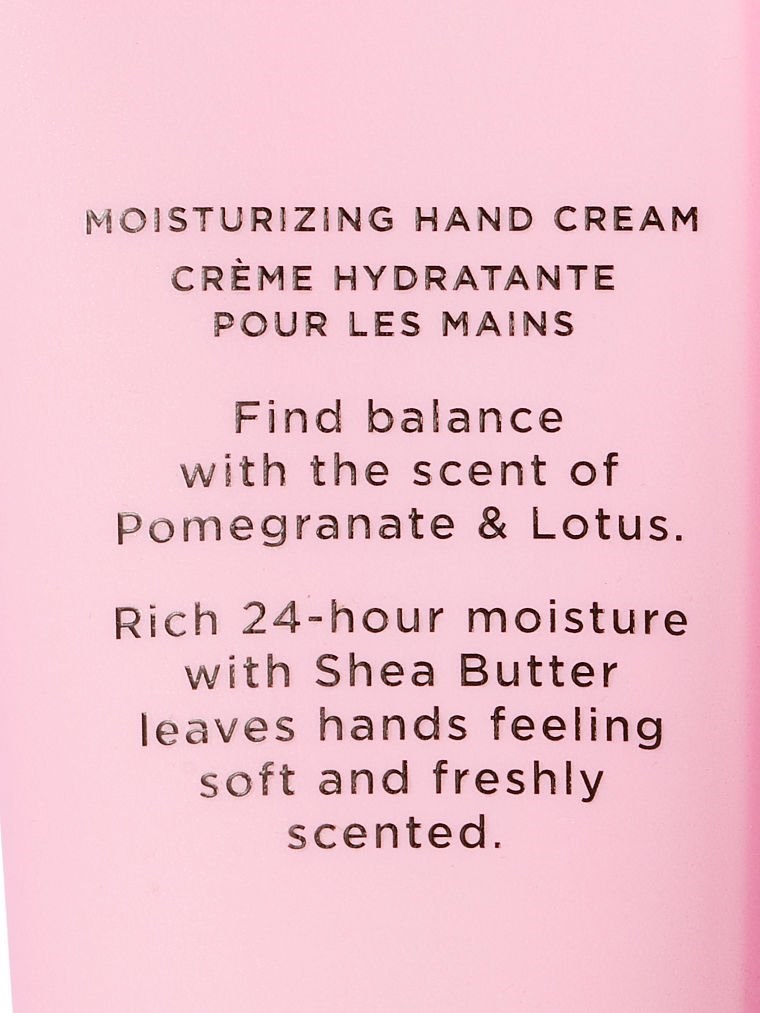 Pomegranate Ve Lotus El Kremi arka görünümü