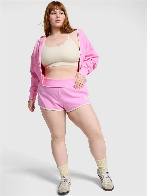 Pink Ivy Terry Katlanabilir Bel Detayli Sort