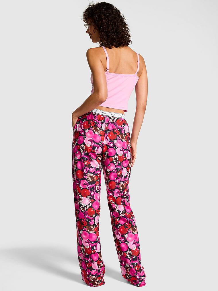 Pink Flanel Pijama Alti arka görünümü