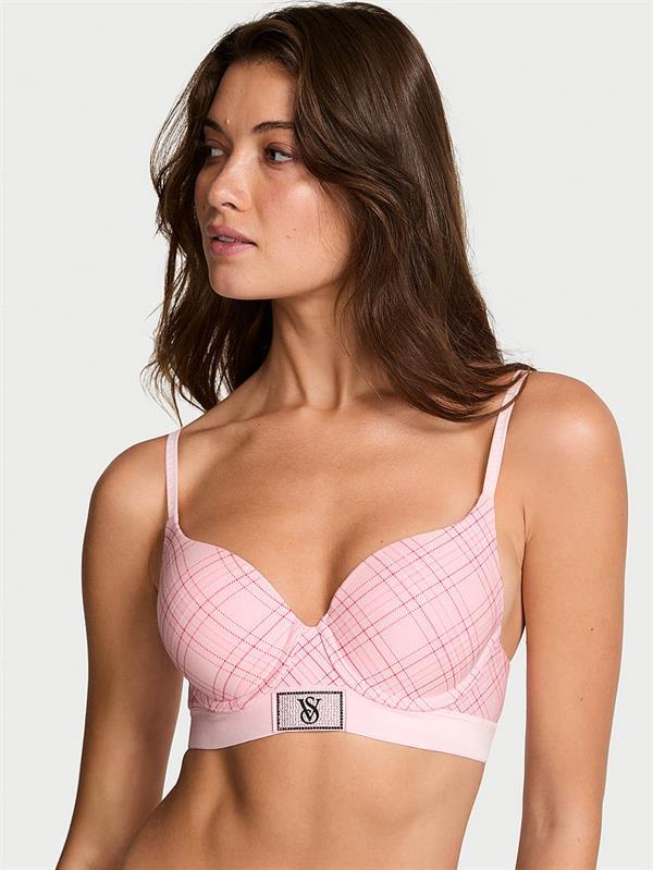Perfect Shape Kadife Detayli Işıltılı Push Up Sütyen