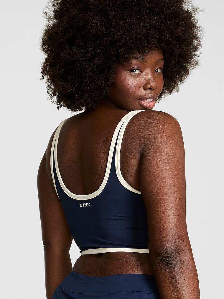 Pink Relay Longline Sporcu Sütyeni arka görünümü