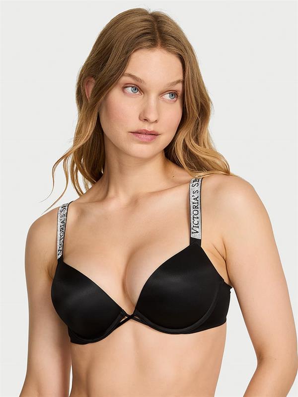 Bombshell Işıltılı Askili 2 Beden Buyuk Gosteren Push Up Sütyen