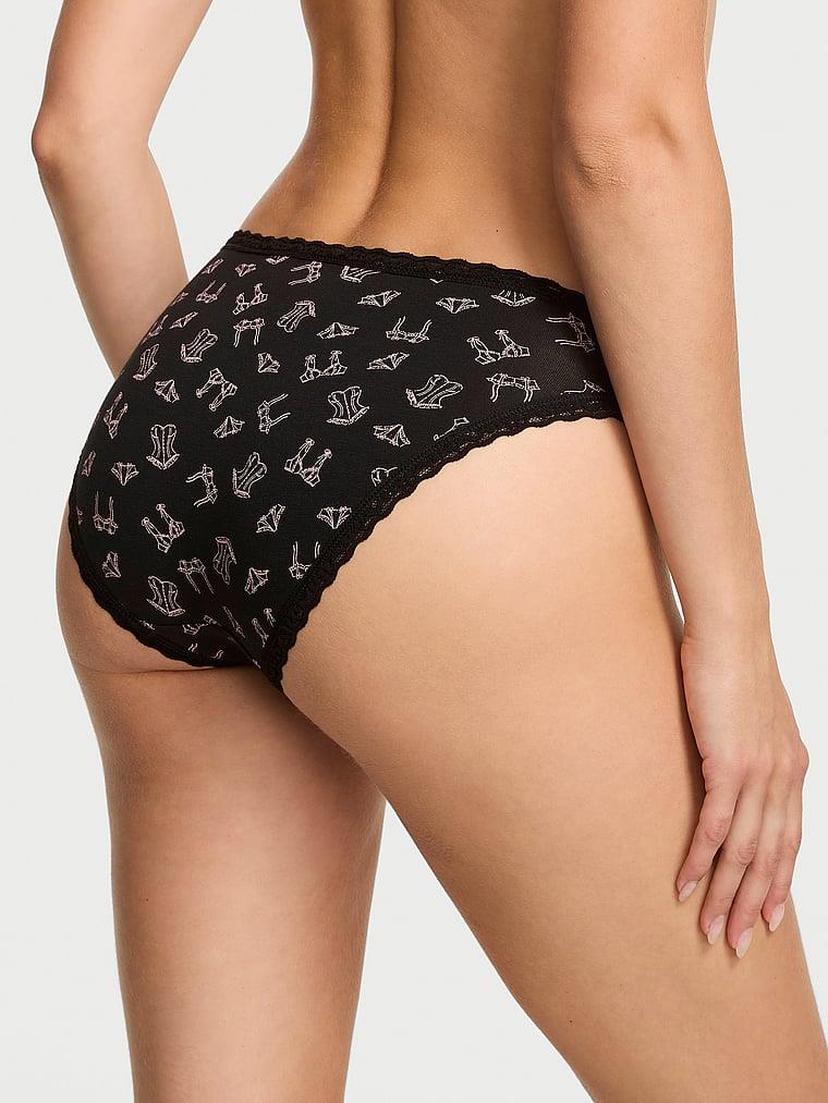 Dantelli Pamuklu Bikini Kulot arka görünüm