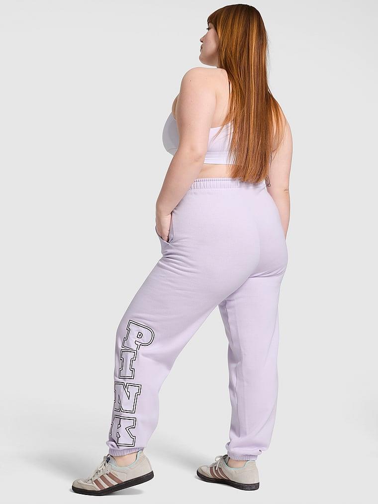 Pink Ivy Fleece Campus Sweatpants arka görünümü